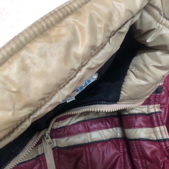 Vintage Puffer Jacket Coat ALPINE SKI vest convertible retro - Picture 8 of 13